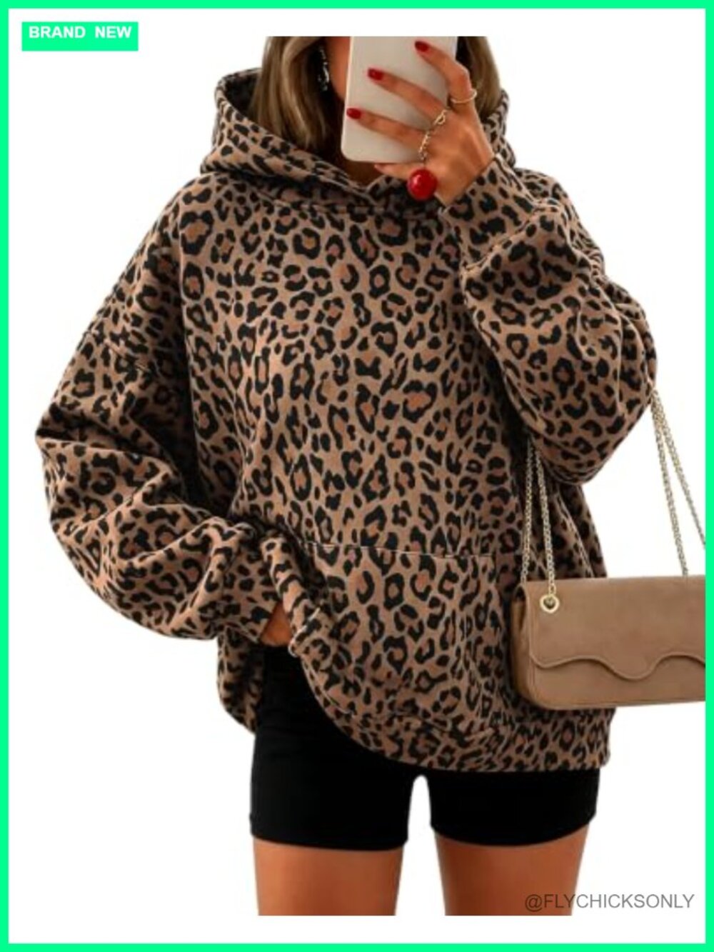 Oversized Fleece Hoodie Pullover Kangaroo Pocket